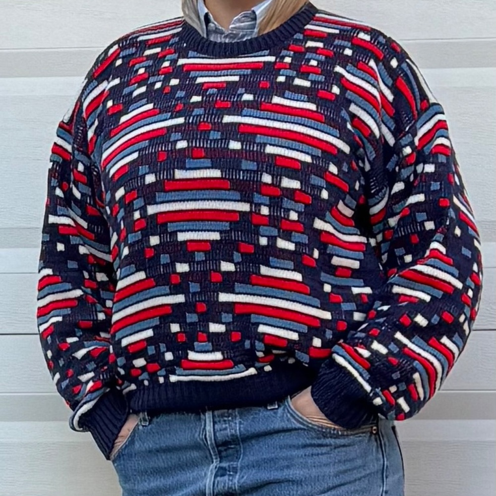 Eclectic Grandpa—Vintage Jordache Man SweaterTagged XL